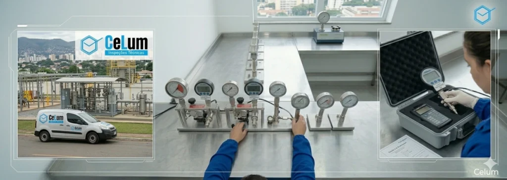 calibração de mannometro